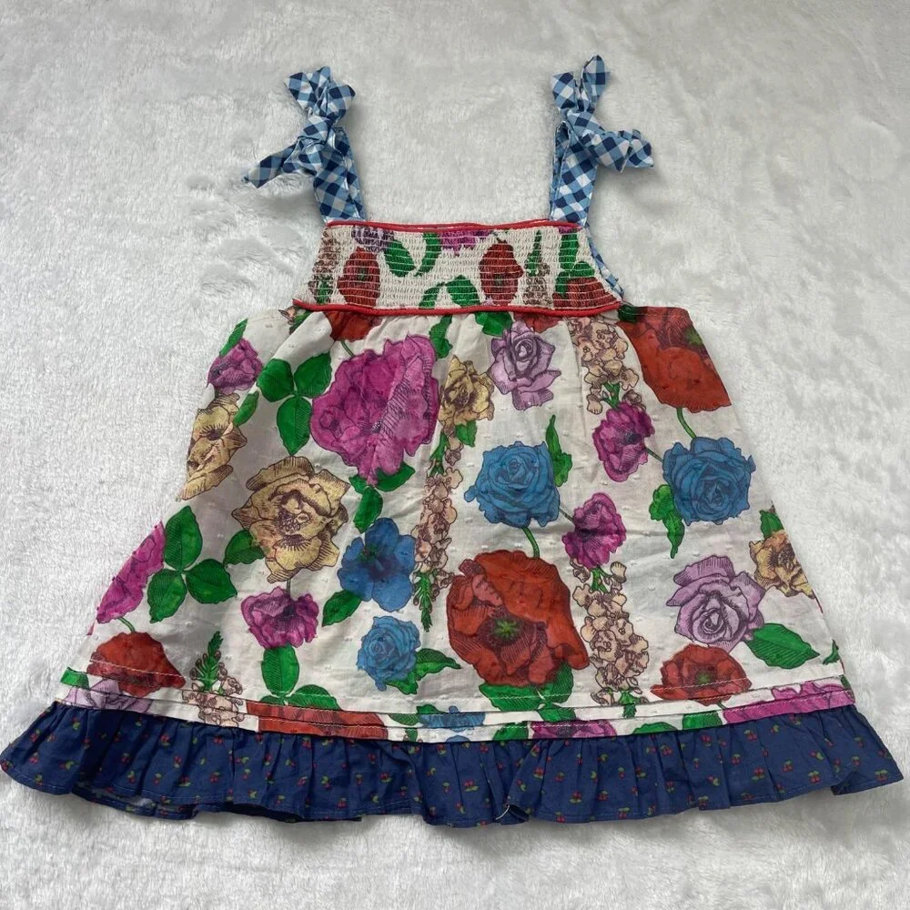 Matilda Jane Brilliant Day Dream‎ Dress (NO BLOOMERS) Baby 12-18M Floral Cotton